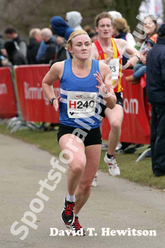 Lorna MacDonald (Morpeth) during the National Womens 6 Stage Relay.